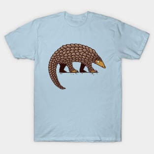 Pangolin Illustration T-Shirt